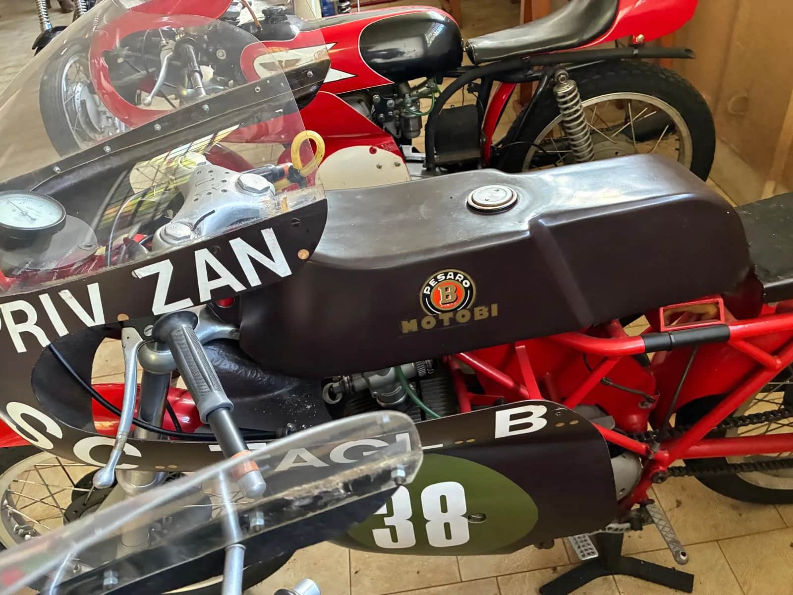 Moto B cc 250 Zanzari anno 1958 Competizione