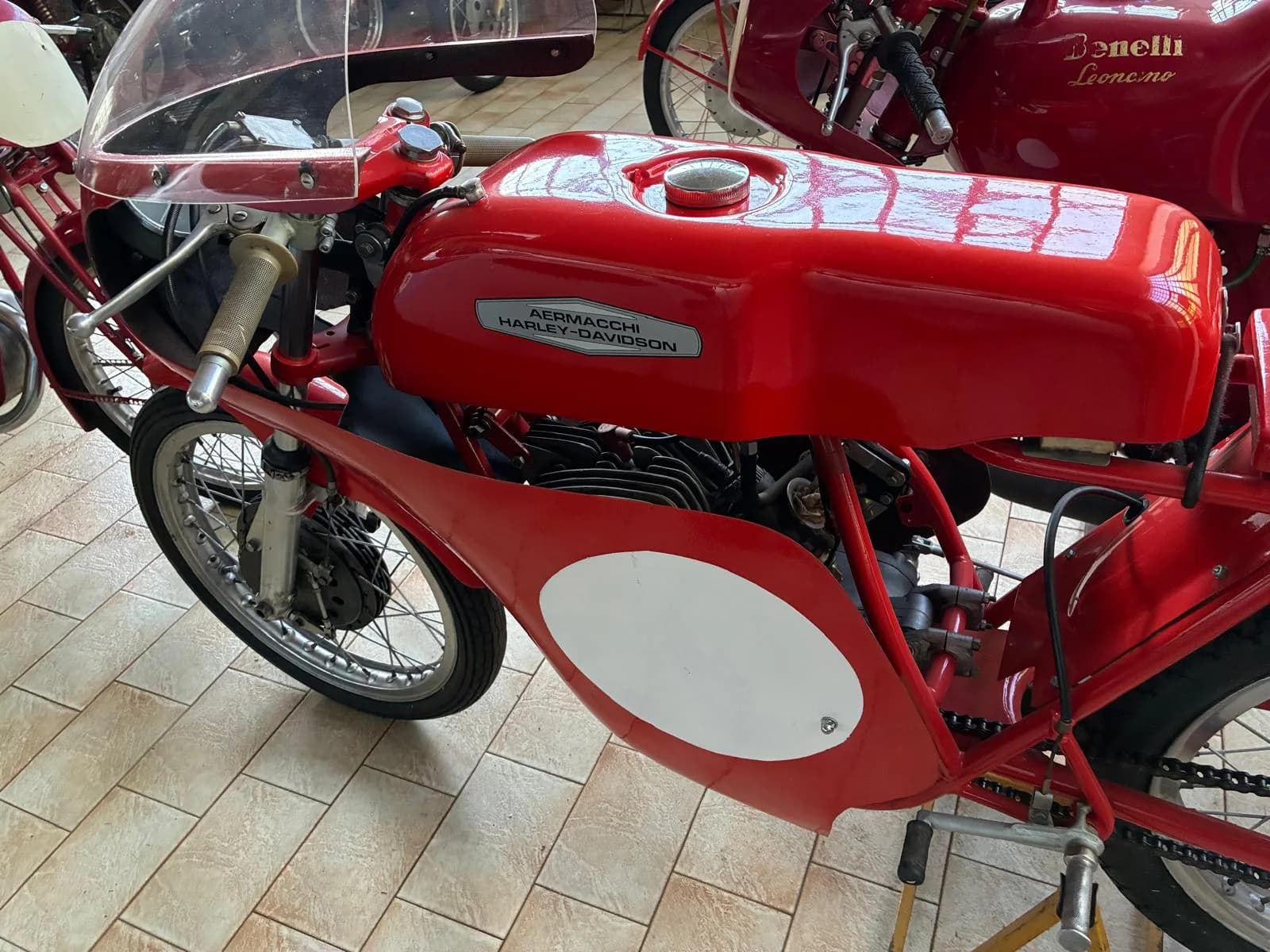 Aermacchi Harley Davidson Competizione cc 125 aletta anno 1960