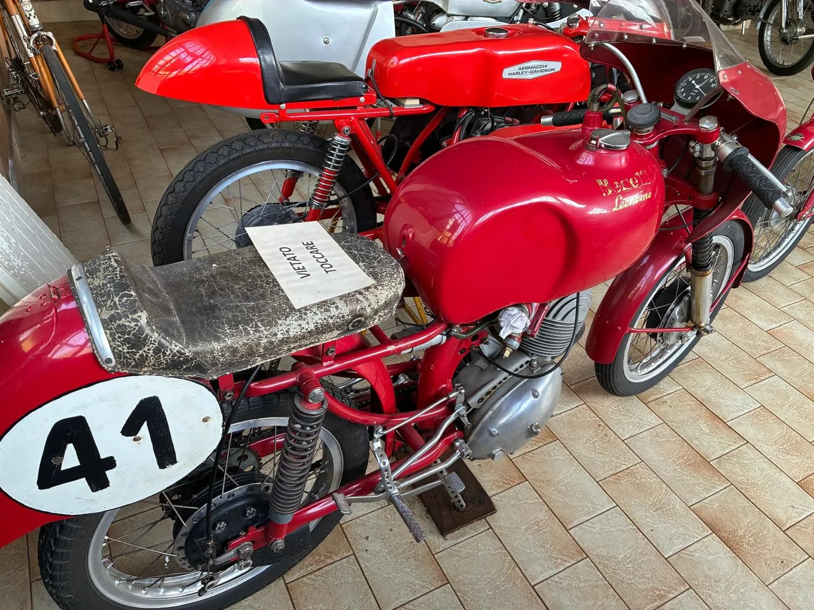 Benelli cc 125 Leoncino Bassotto Competizione anno 1954