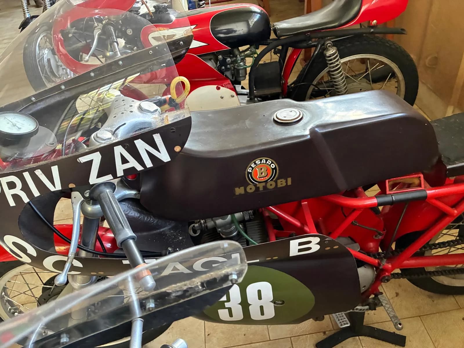 Moto B cc 250 Zanzari anno 1958 Competizione